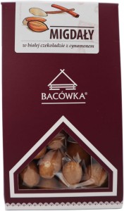 Bacówka - migdały w białej czekoladzie z cynamonem 100G