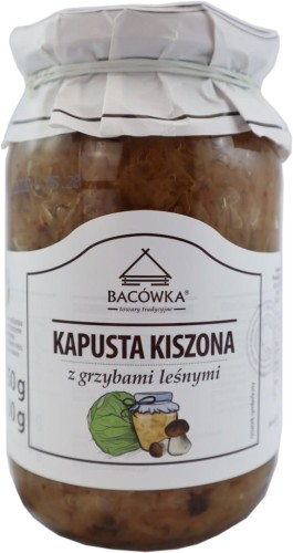 Bacówka - kapusta kiszona z grzybami leśnymi 850G