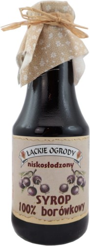 Tłocznia Maurera - syrop borówkowy niskosłodzony 0,5L