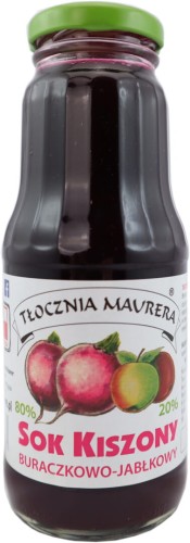 Tłocznia Maurera - sok kiszony buraczkowo - jabłkowy 0,3L