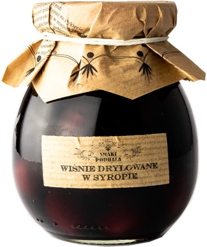 Góralskie Specjały - wiśnie drylowane w syropie 280G