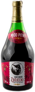 Zbójecki Miód Pitny Tójniak Malinowy 15% / 0,75L