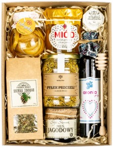 Zestaw z dużym pyłkiem pszczelim