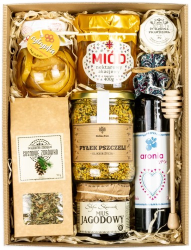 Zestaw z dużym pyłkiem pszczelim