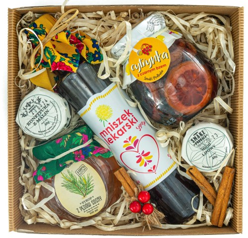 Mini zestaw „Na przeziębienie” z syropem z mniszka lekarskiego