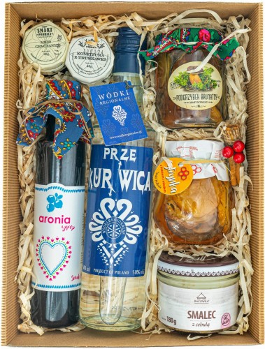 Zestaw z wódką PRZEKURnWICA 50%