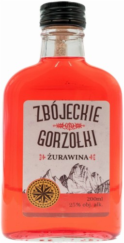 Zbójeckie Gorzołki Żurawina 25% / 0,2L