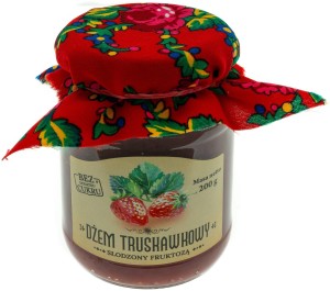 Smaki Podhala Dżem truskawkowy słodzony fruktozą 200g
