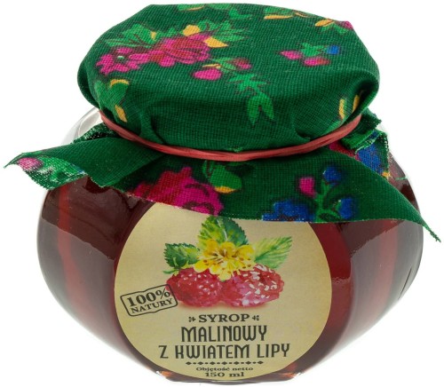 Smaki Podhala syrop malinowy z kwiatem lipy 150ml