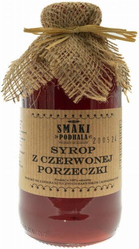 Góralskie Specjały syrop z czerwonej porzeczki 330 ml
