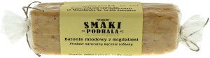 Smaki Podhala - batonik miodowy z migdałami
