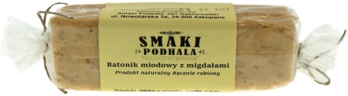 Smaki Podhala - batonik miodowy z migdałami