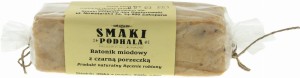 Smaki Podhala - batonik miodowy z czarną porzeczką