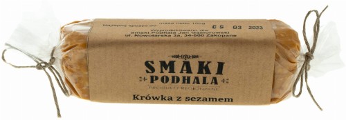 Smaki Podhala - krówka z sezamem
