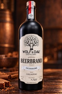 Okowita Wolf Oak Beerbrand Piernikowe 40% 700 ml
