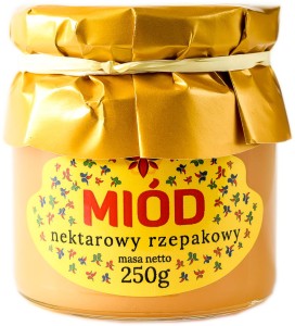 Zbójecki Miód nektarowy rzepakowy 250g