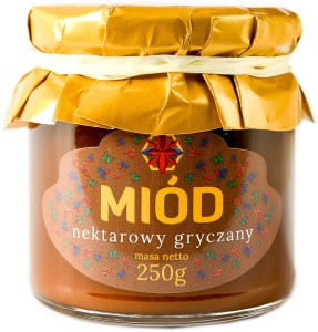Zbójecki Miód nektarowy gryczany 250g