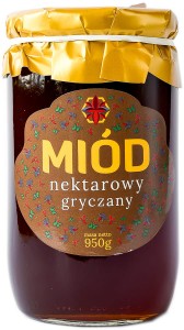 Zbójecki Miód nektarowy gryczany 950g