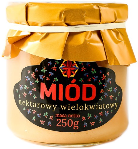 Zbójecki Miód nektarowy wielokwiatowy 250g