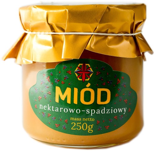 Zbójecki Miód nektarowo - spadziowy 250g