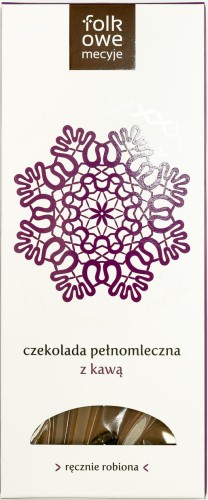 Folkowa czekolada pełnomleczna z kawą 110g