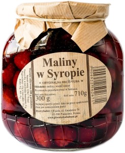 Piwniczka Babuni maliny w syropie 710g