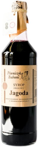 Piwniczka Babuni syrop owocowy jagoda 1L