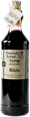Piwniczka Babuni syrop owocowy róża 1L